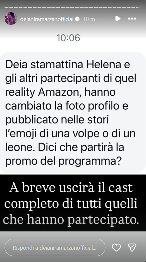 Helena Prestes nuovo reality